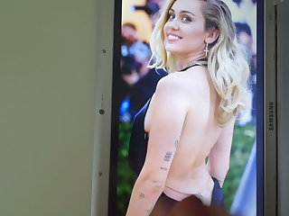 Miley Cyrus Cum Tribute