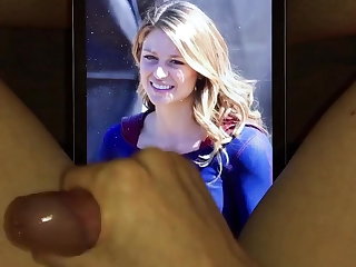 Amatööri Melissa Benoist (Supergirl) - Cum Tribute #5