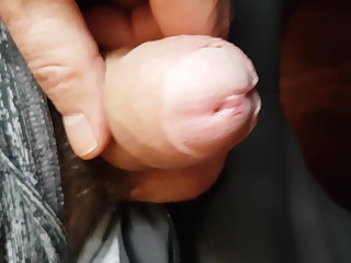 Uncut Foreskin Masturbation and play