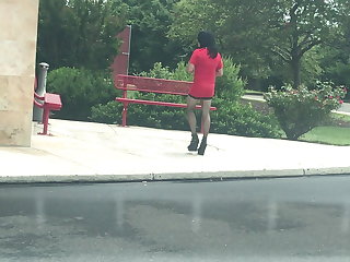 Emo Cd - crossdresser - park bench pick up I wish